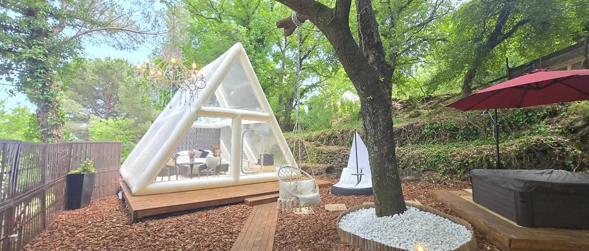 מלון קטאניה Bubble Glamping Sicily אוהל מפואר